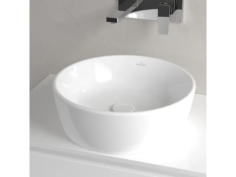 Vasque ronde à poser VILLEROY ET BOCH Architectura 45 x 45 sans trop plein