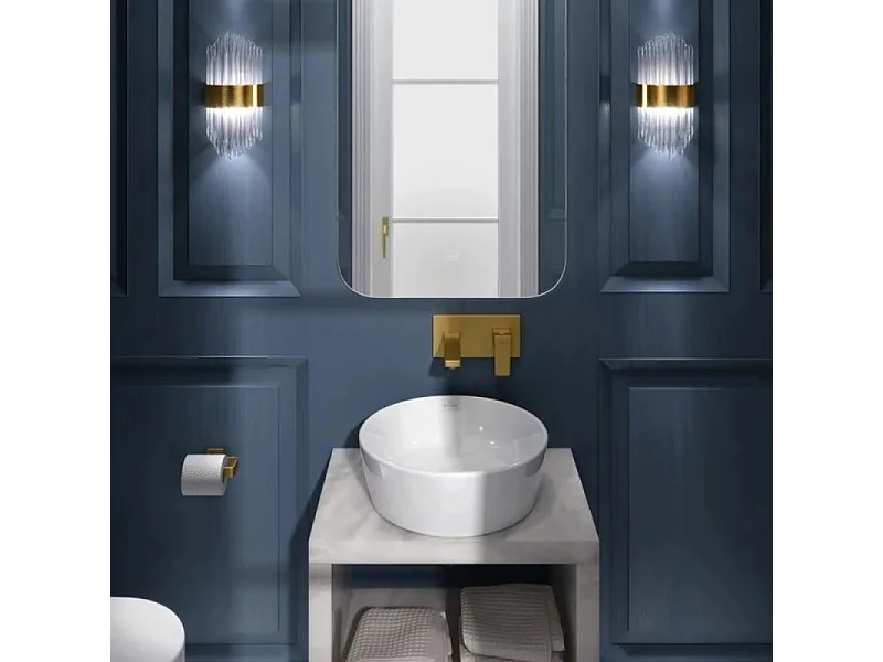 Vasque ronde à poser VILLEROY ET BOCH Architectura 45 x 45 sans trop plein