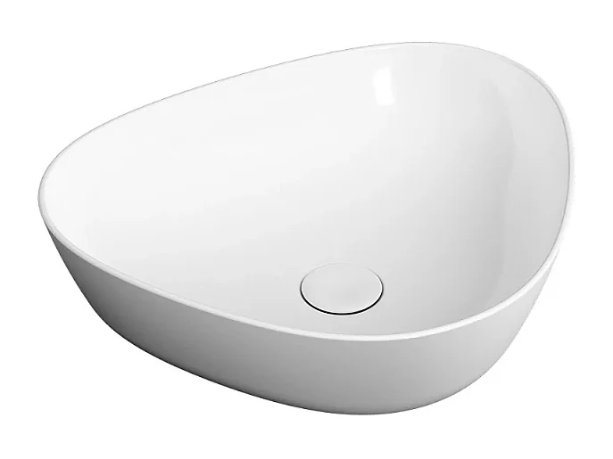 Vasque à poser asymétrique VITRA Plurals blanc