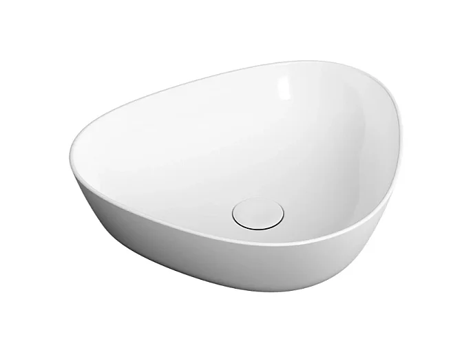 Vasque à poser asymétrique VITRA Plurals blanc