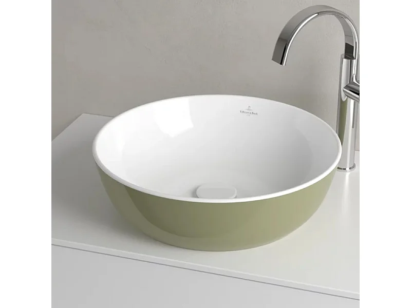 Vasque ronde à poser VILLEROY ET BOCH Artis Vert sauge