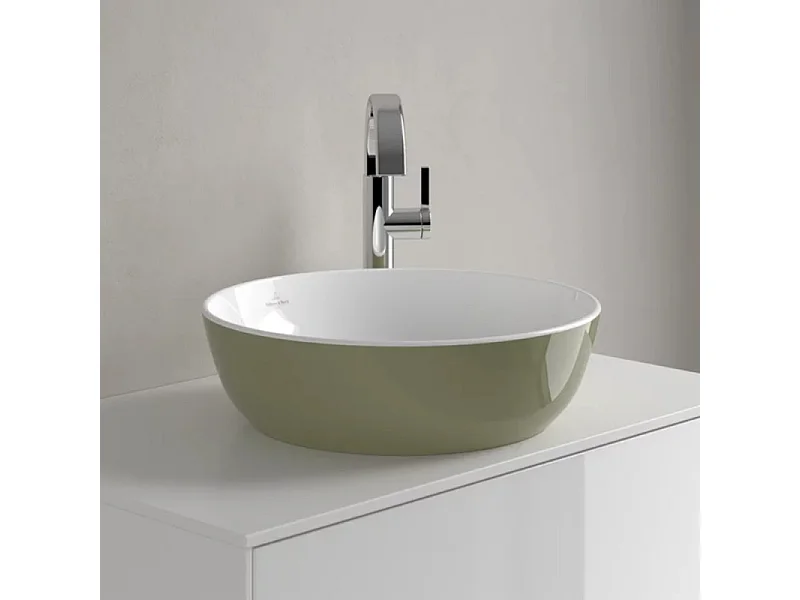 Vasque ronde à poser VILLEROY ET BOCH Artis Vert sauge