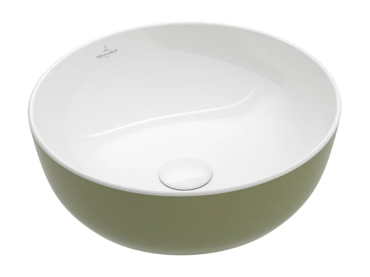 Vasque ronde à poser VILLEROY ET BOCH Artis Vert sauge
