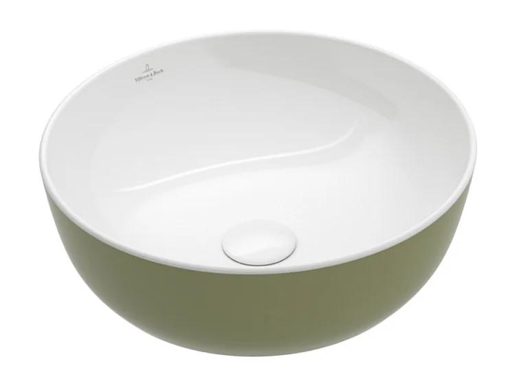 Vasque ronde à poser VILLEROY ET BOCH Artis Vert sauge