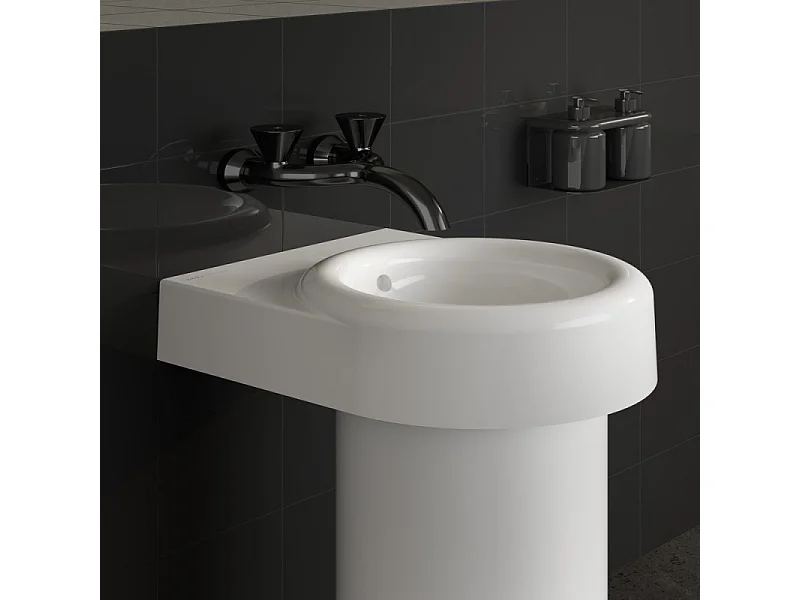 Lavabo VITRA Liquid 40 cm sans trou et avec trop-plein