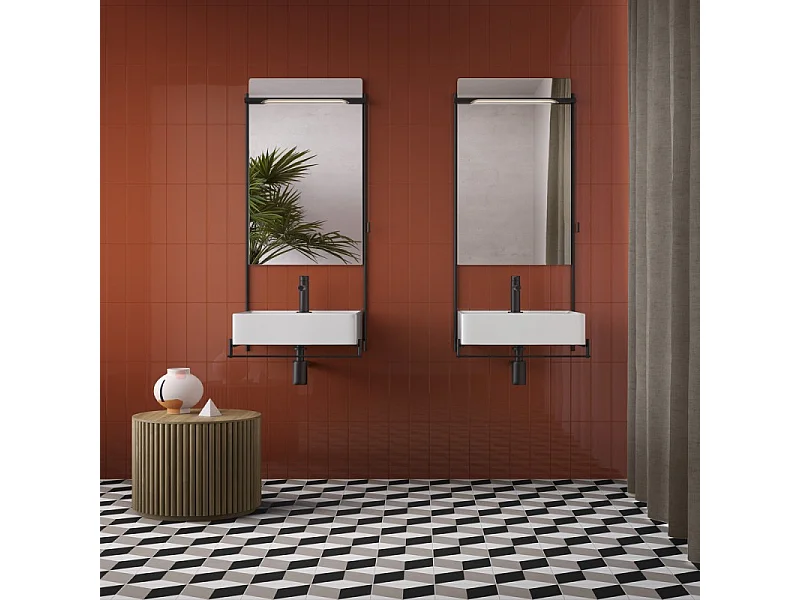 Lavabo mural VITRA Equal 40 cm avec trop plein blanc