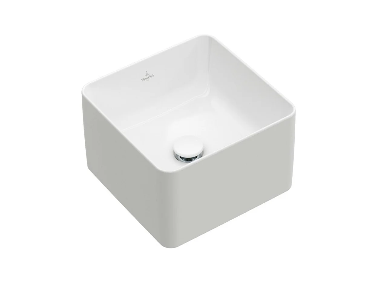 Vasque a poser carree VILLEROY ET BOCH Collaro Blanc