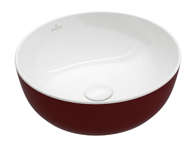 Vasque ronde à poser VILLEROY ET BOCH Artis Bordeaux