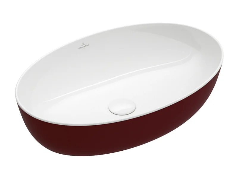 Vasque ovale à poser VILLEROY ET BOCH Artis Bordeaux