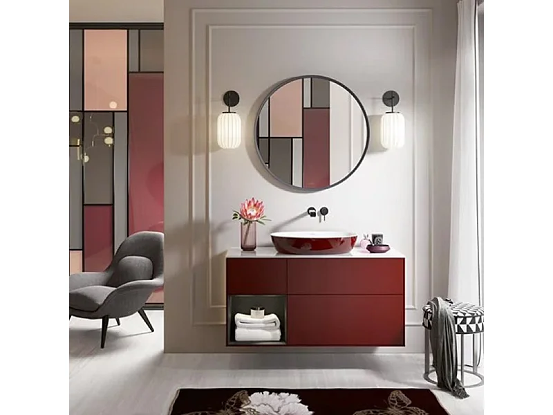 Vasque ovale à poser VILLEROY ET BOCH Artis Bordeaux