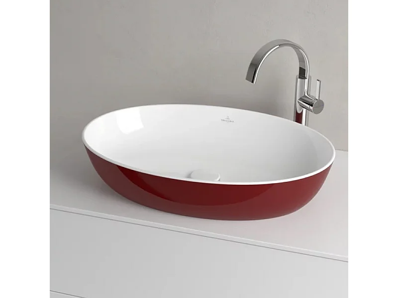 Vasque ovale à poser VILLEROY ET BOCH Artis Bordeaux