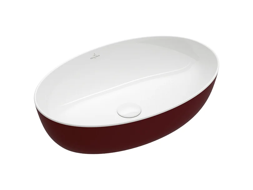 Vasque ovale à poser VILLEROY ET BOCH Artis Bordeaux