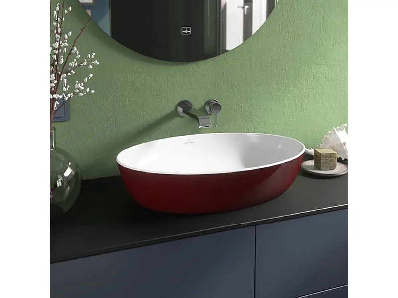 Vasque ovale à poser VILLEROY ET BOCH Artis Bordeaux