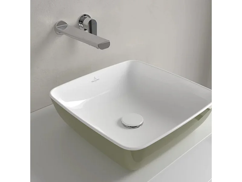 Vasque carrée à poser VILLEROY ET BOCH Artis Vert sauge