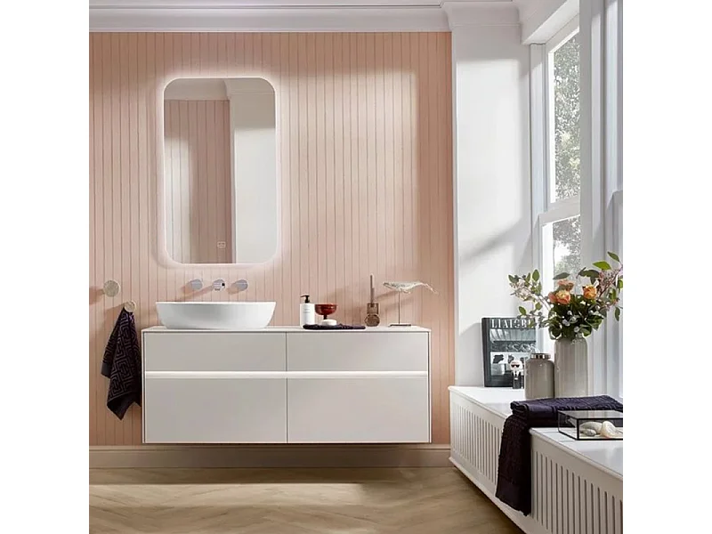 Vasque ovale à poser VILLEROY ET BOCH Artis Blanc CeramicPlus