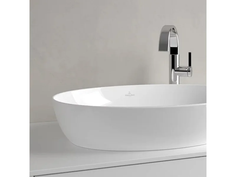 Vasque ovale à poser VILLEROY ET BOCH Artis Blanc CeramicPlus