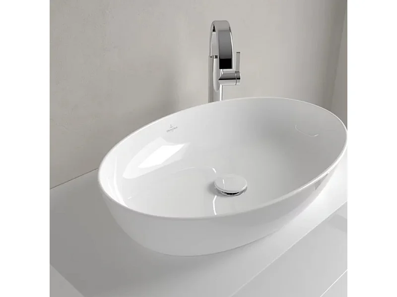Vasque ovale à poser VILLEROY ET BOCH Artis Blanc CeramicPlus