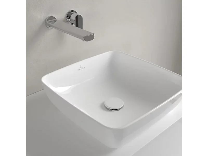 Vasque carrée à poser VILLEROY ET BOCH Artis Blanc ceramic plus
