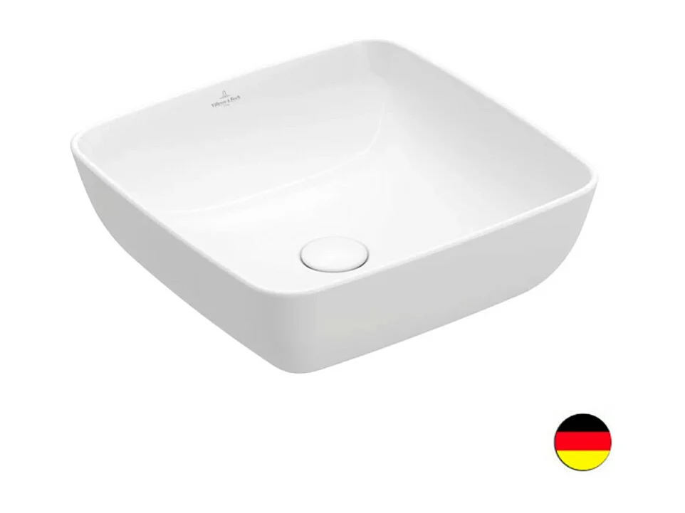 Vasque carrée à poser VILLEROY ET BOCH Artis Blanc ceramic plus