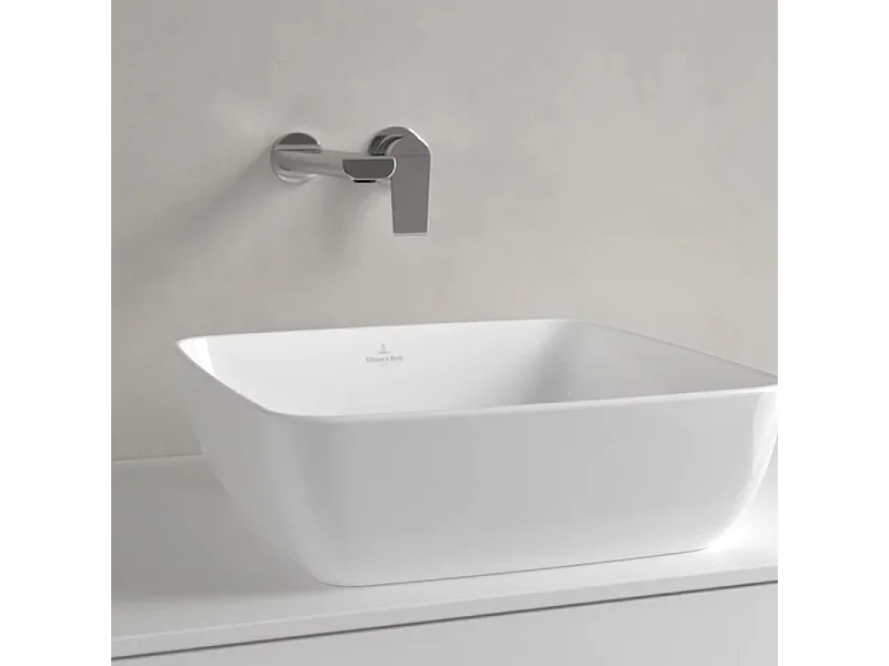 Vasque carrée à poser VILLEROY ET BOCH Artis Blanc ceramic plus