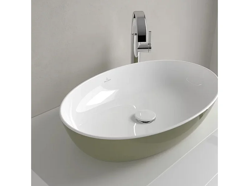 Vasque ovale à poser VILLEROY ET BOCH Artis Vert sauge