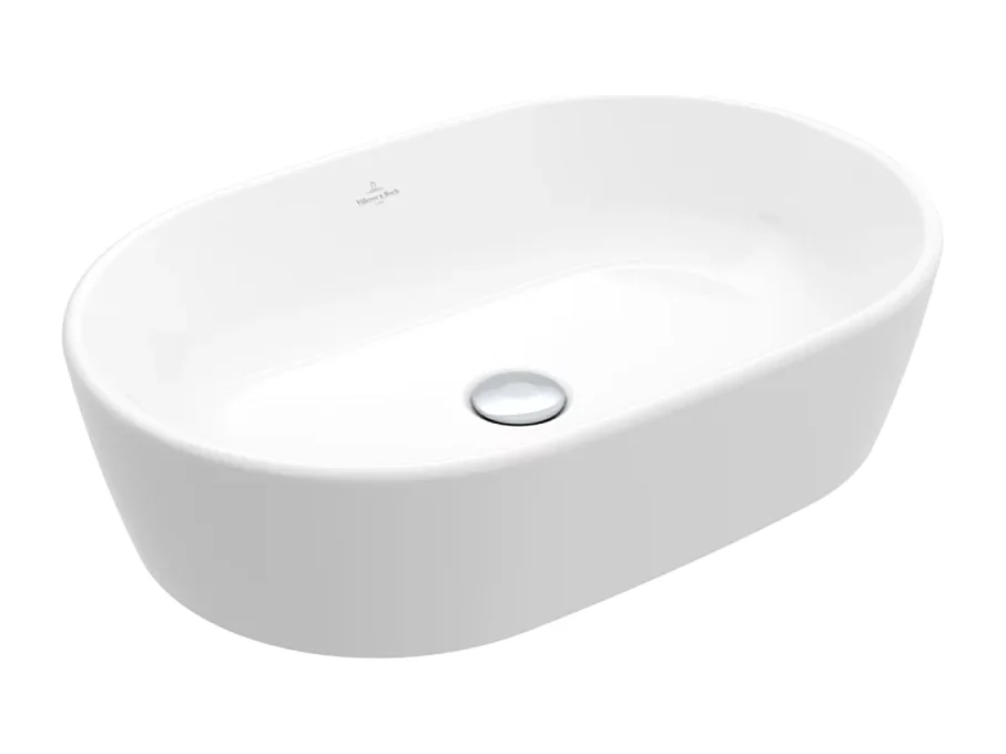 Vasque ovale à poser VILLEROY ET BOCH Architectura 60 x 40 sans trop plein