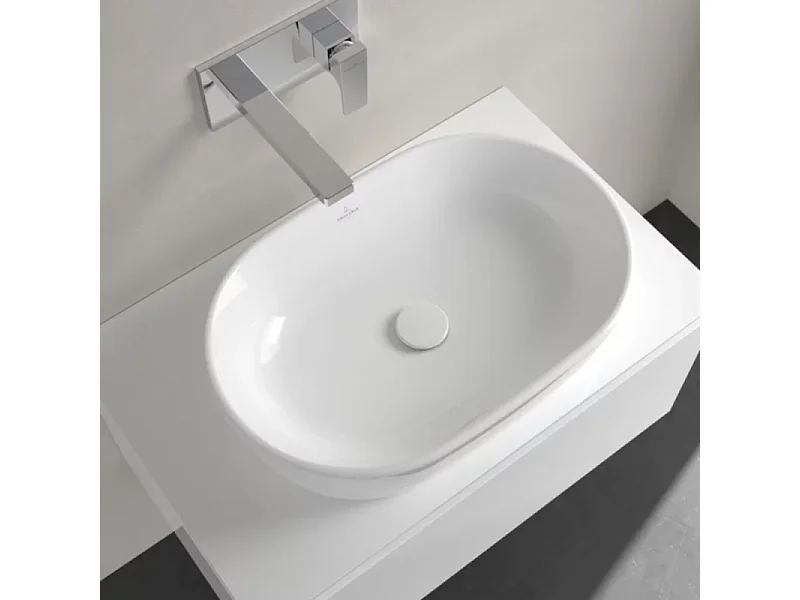 Vasque ovale à poser VILLEROY ET BOCH Architectura 60 x 40 sans trop plein