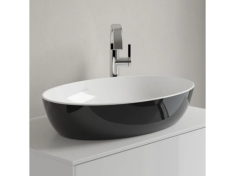 Vasque ovale à poser VILLEROY ET BOCH Artis Coal Black