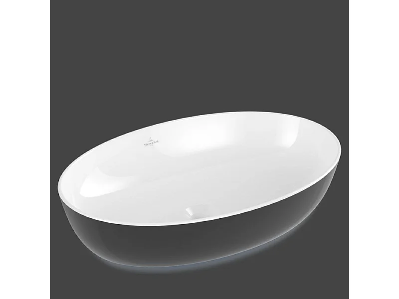 Vasque ovale à poser VILLEROY ET BOCH Artis Coal Black