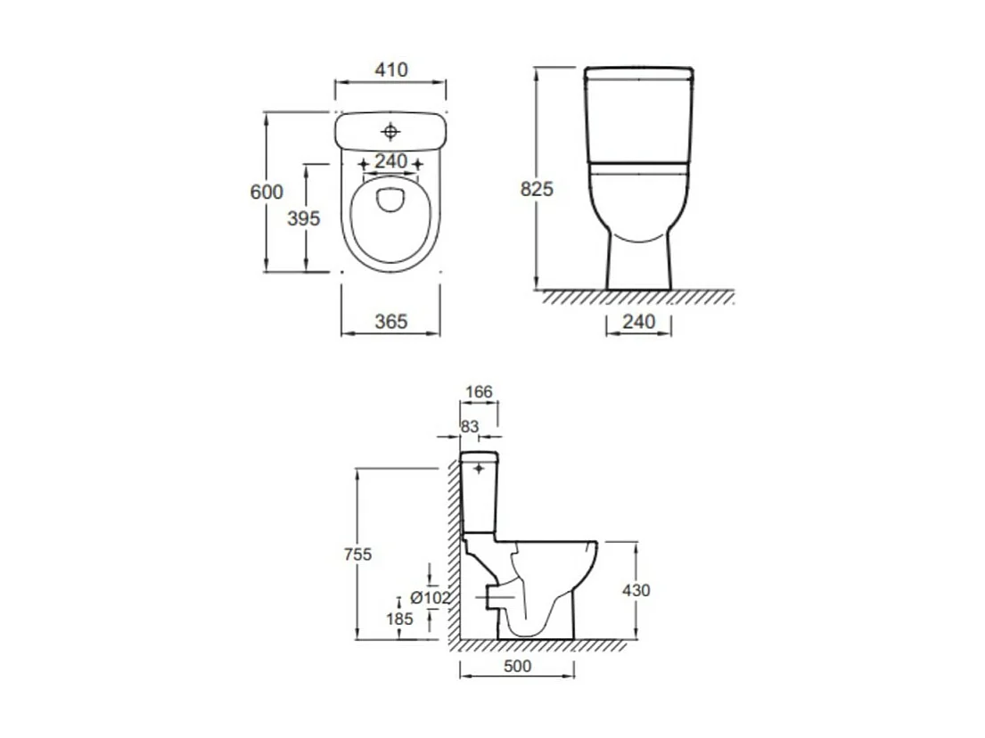 WC à poser compact JACOB DELAFON Odeon up + abattant