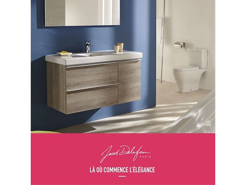 WC à poser compact JACOB DELAFON Odeon up + abattant