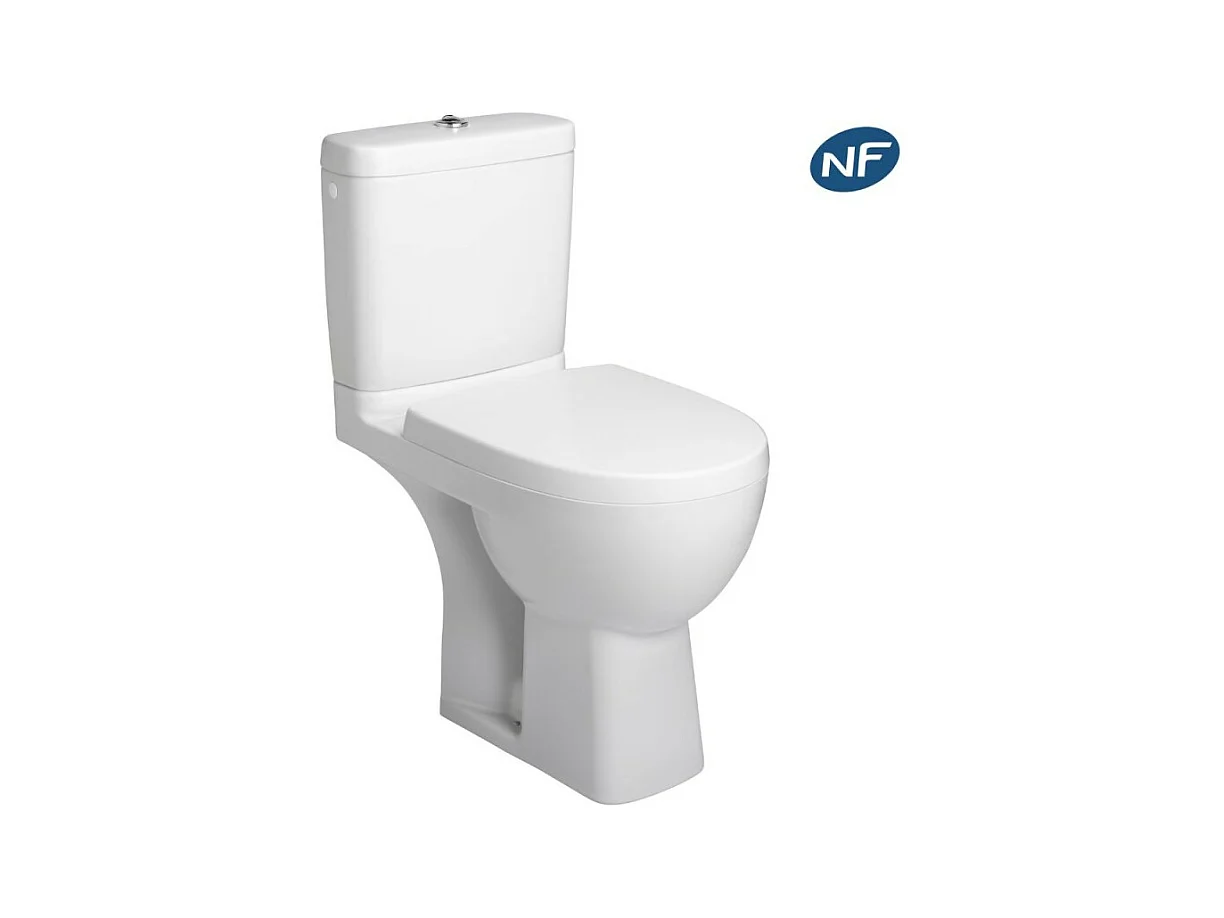 WC à poser compact JACOB DELAFON Odeon up + abattant