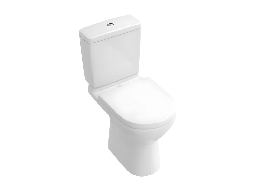 WC à poser sortie horizontale VILLEROY & BOCH O.novo avec abattant