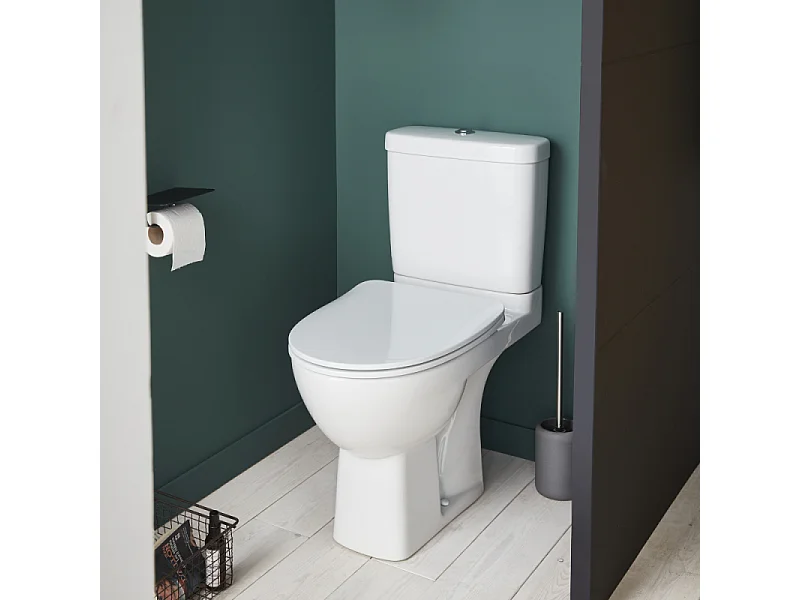 WC au sol sans bride JACOB DELAFON Odéon Up + abattant extra-plat