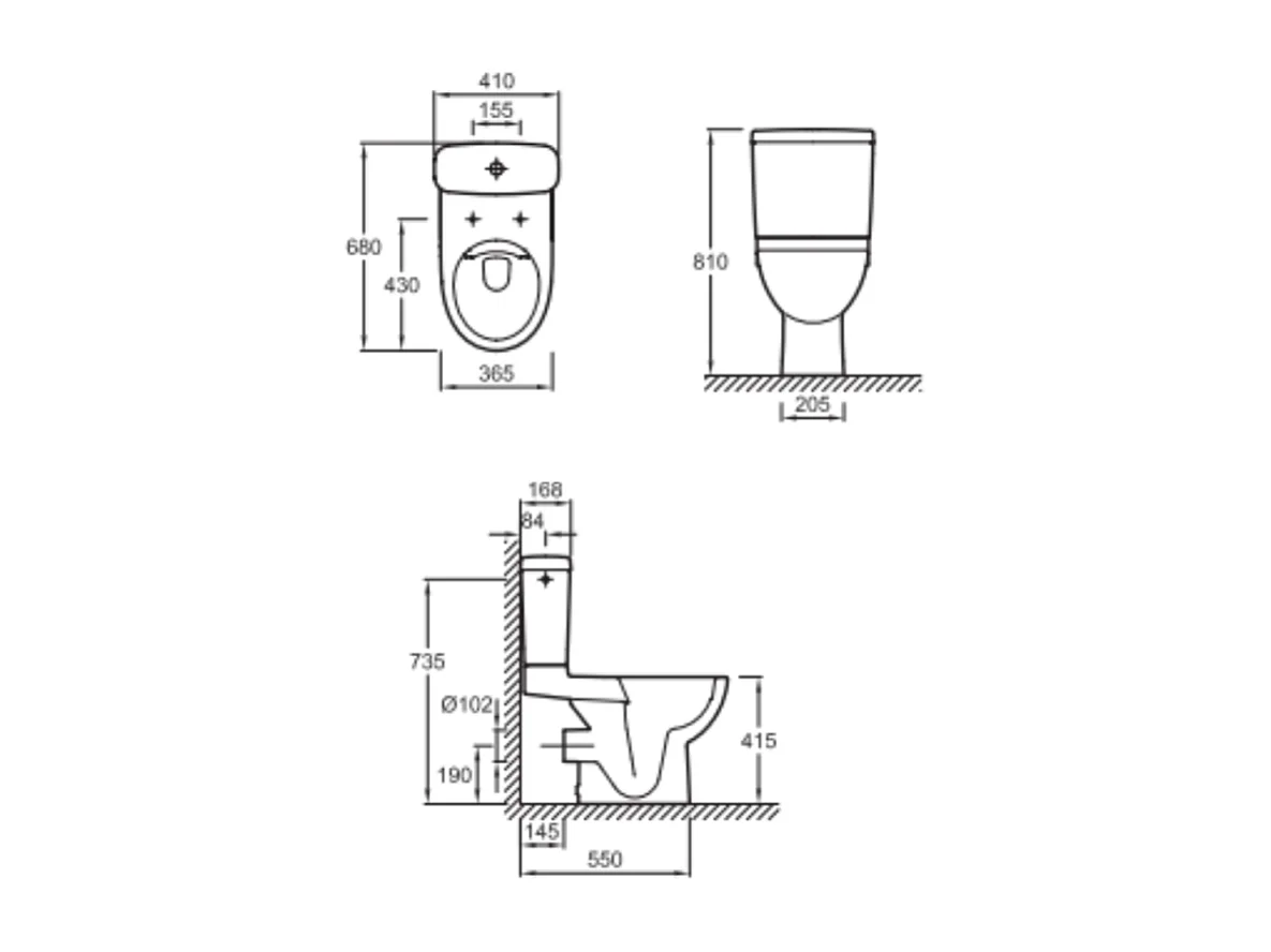 WC au sol sans bride JACOB DELAFON Odéon Up + abattant extra-plat