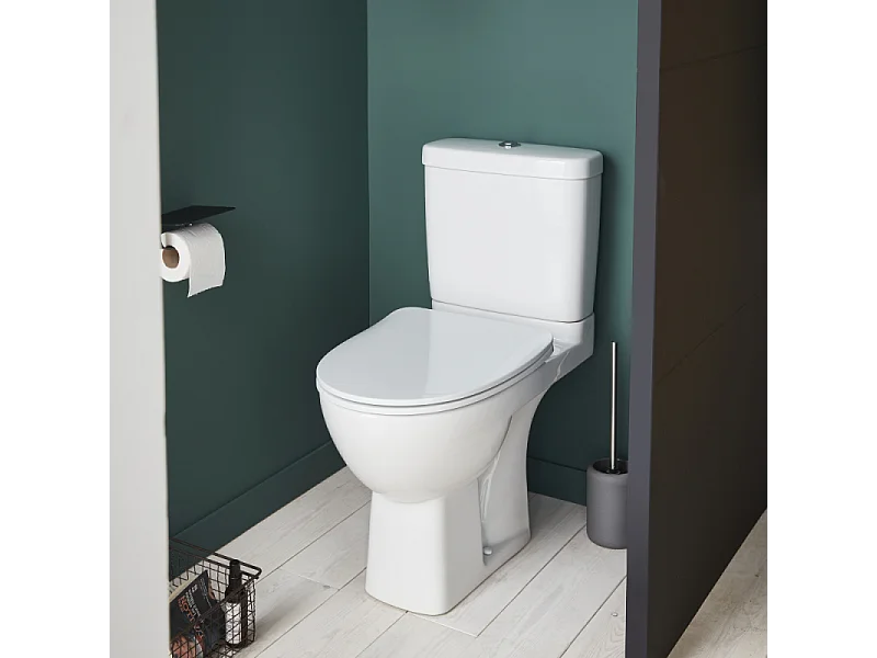 WC au sol sans bride JACOB DELAFON Odéon Up + abattant extra-plat