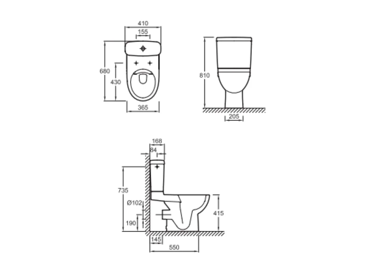 WC au sol sans bride JACOB DELAFON Odéon Up + abattant extra-plat