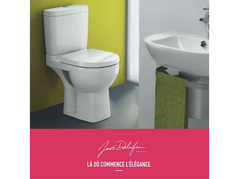 WC à poser JACOB DELAFON Odeon up + abattant standard