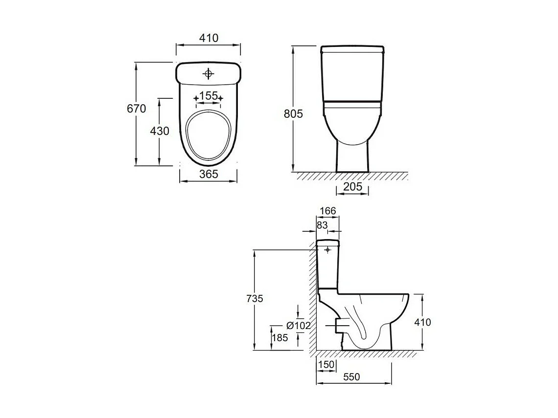 WC à poser JACOB DELAFON Odeon up + abattant standard