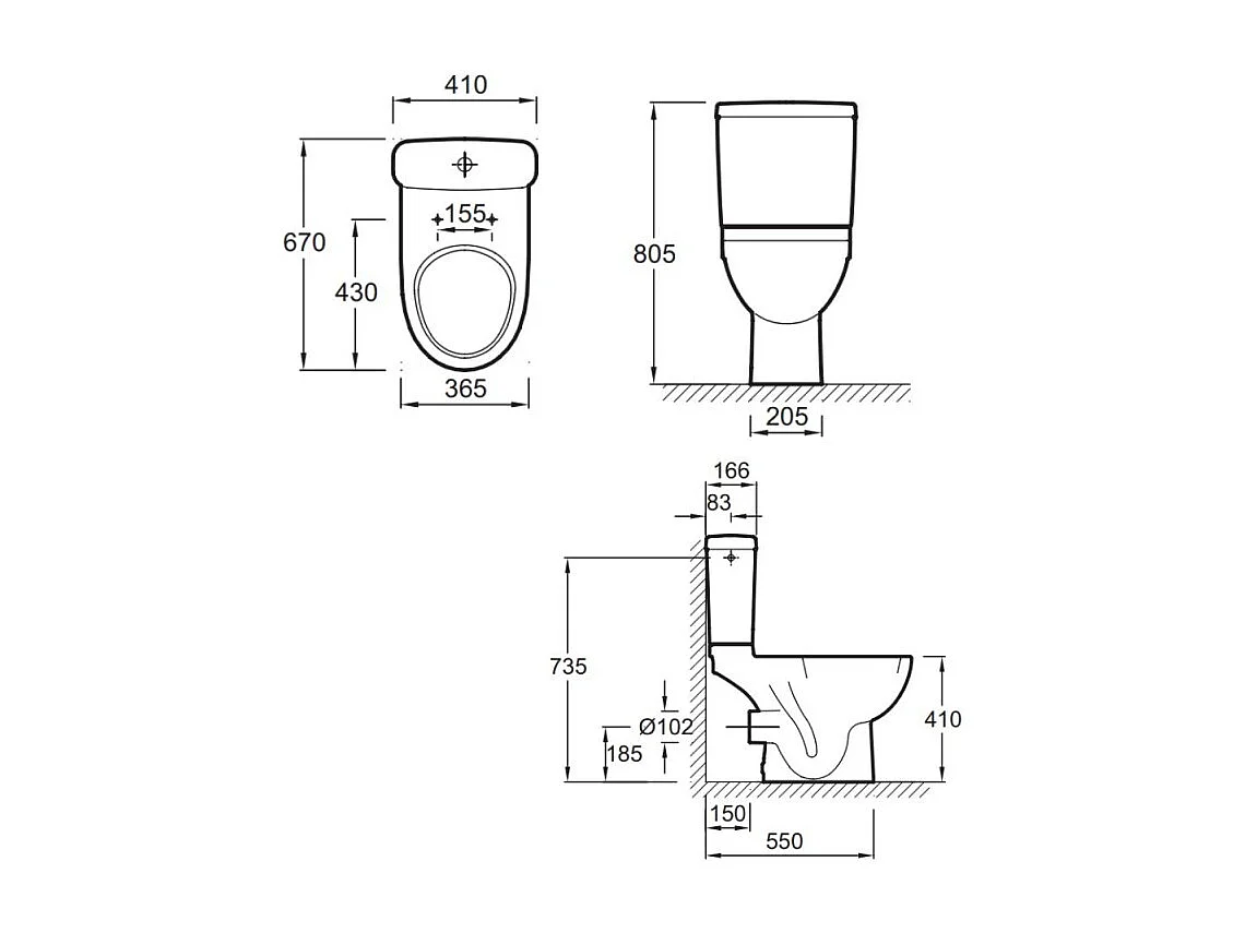 WC à poser JACOB DELAFON Odeon up + abattant standard
