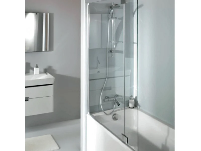 Baignoire droite 180 x 80 JACOB DELAFON Evok, deux places + pare bain