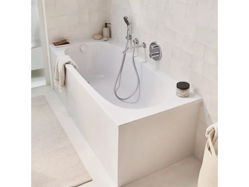 Baignoire droite 160 x 70 JACOB DELAFON Bastille blanc brillant