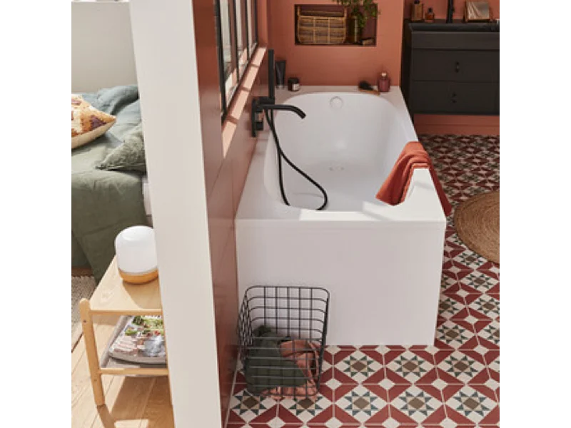 Baignoire droite 170 x 75 JACOB DELAFON Bastille blanc brillant