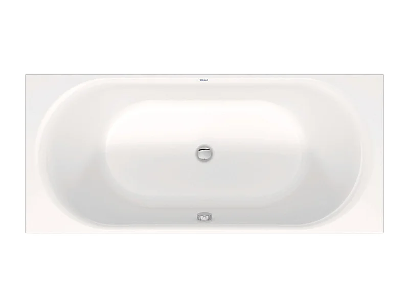 Baignoire droite 180 X 80 DURAVIT D-Neo avec 2 dossiers