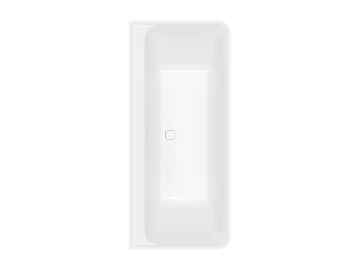 Baignoire droite murale 180 x 80 VILLEROY ET BOCH Collaro vidage blanc