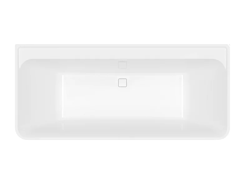 Baignoire droite murale 180 x 80 VILLEROY ET BOCH Collaro vidage blanc