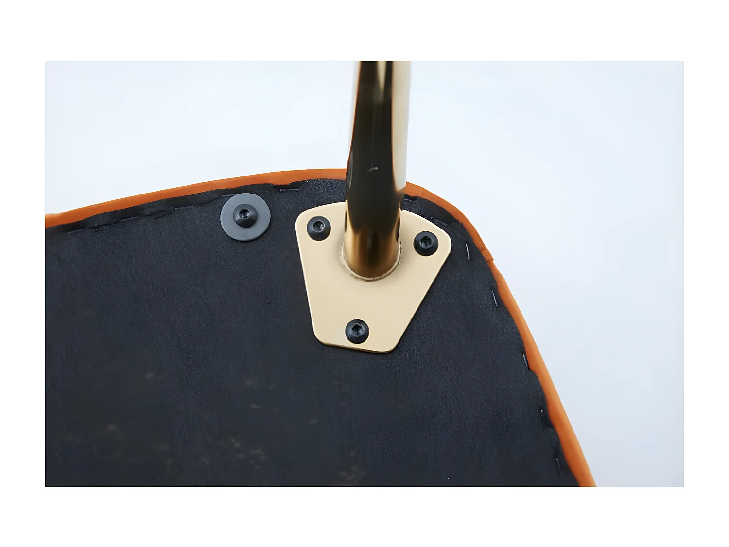 Fauteuil en velours - Ensemble de 2 chaises - Orange