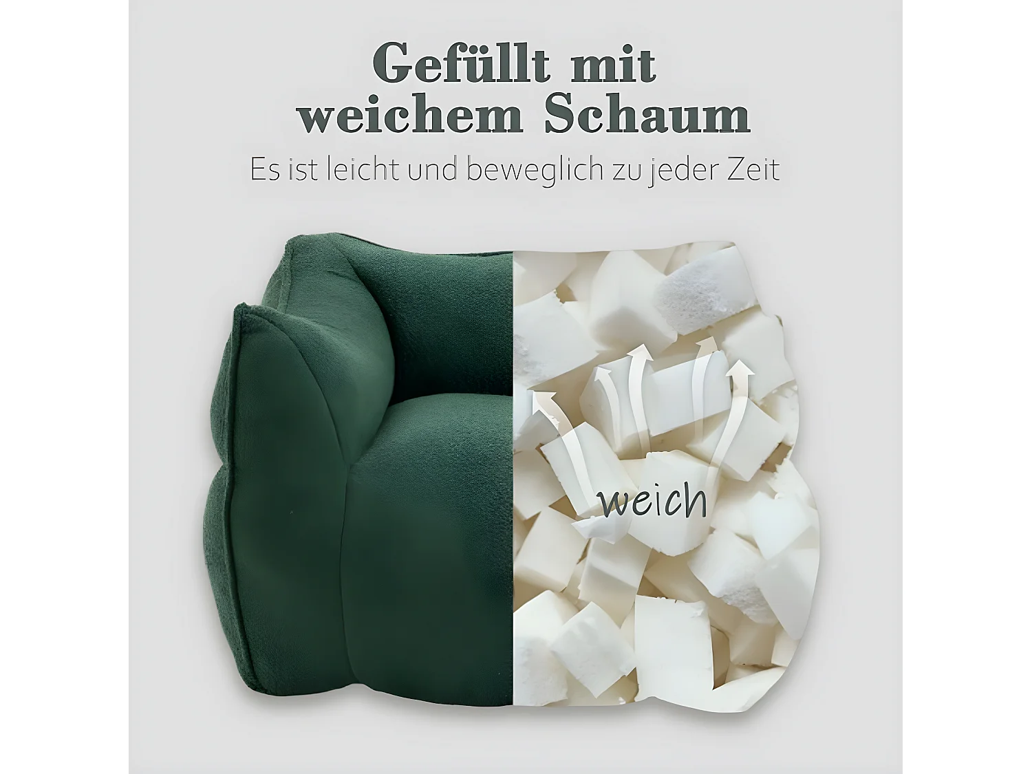 Fauteuil Boucle Confortable pour Adultes et Enfants