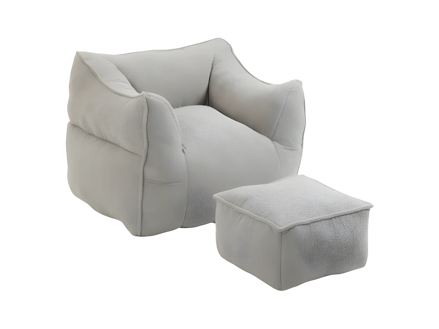 Comfortabele Boucle fauteuil voor volwassenen en kinderen