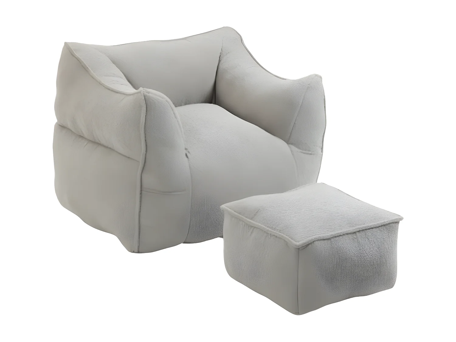 Comfortabele Boucle fauteuil voor volwassenen en kinderen